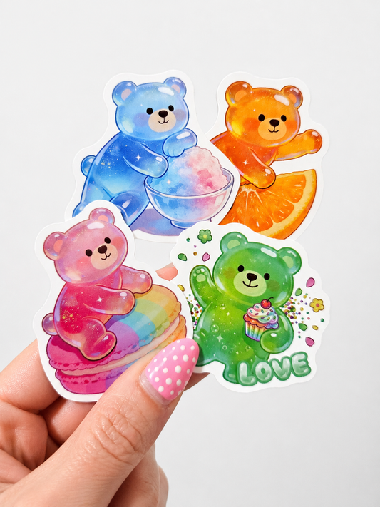 Jelly Bear Sticker Pack