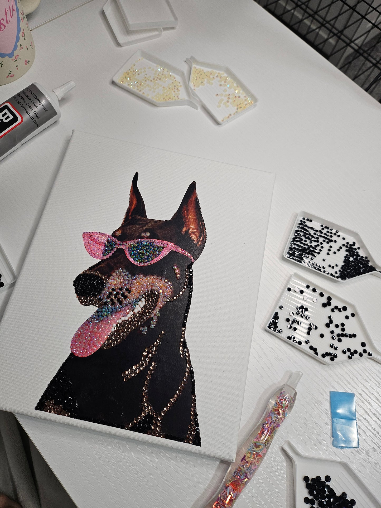 Doberman Canvas Kit
