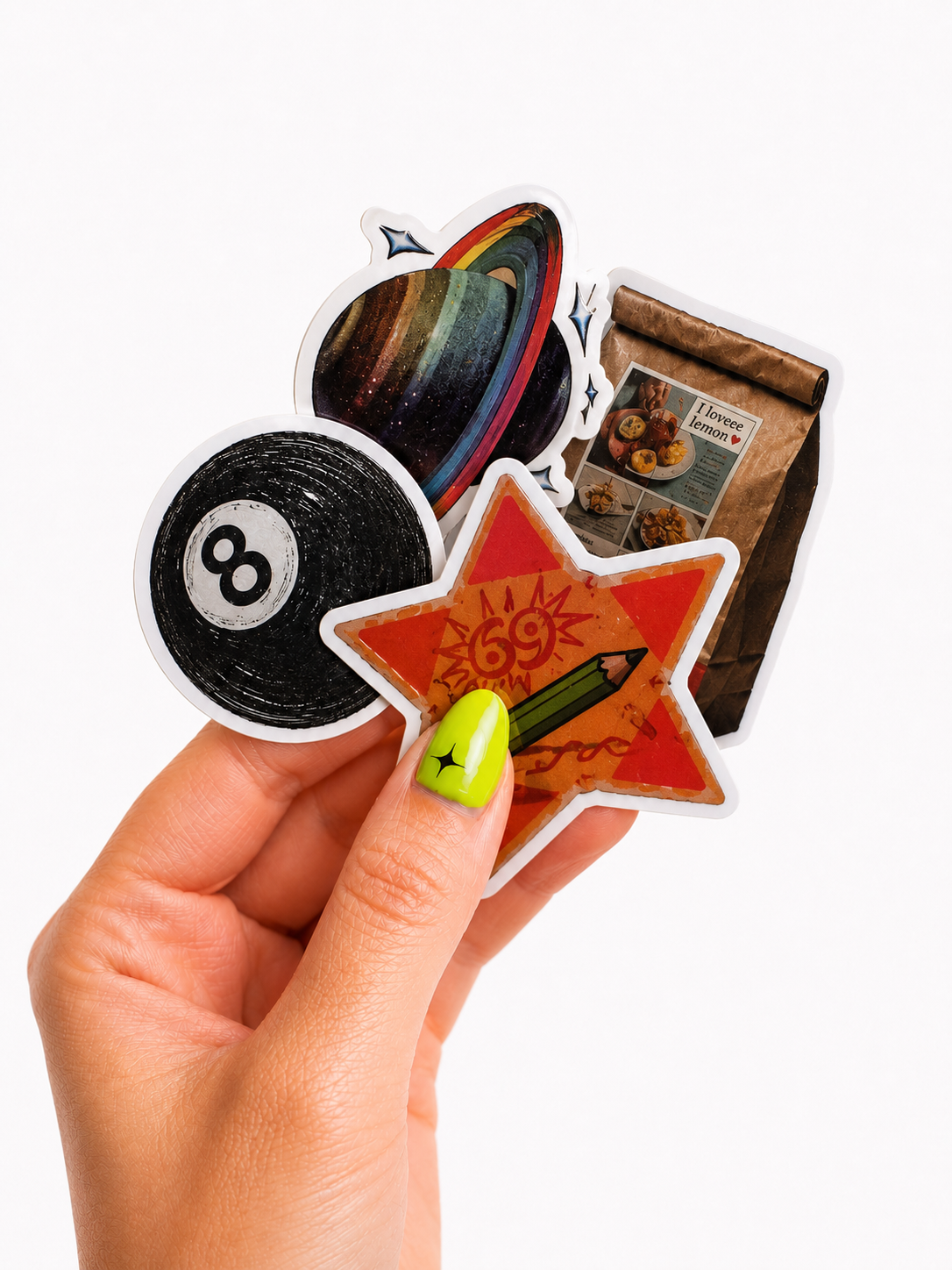 Retro Collage Sticker Pack