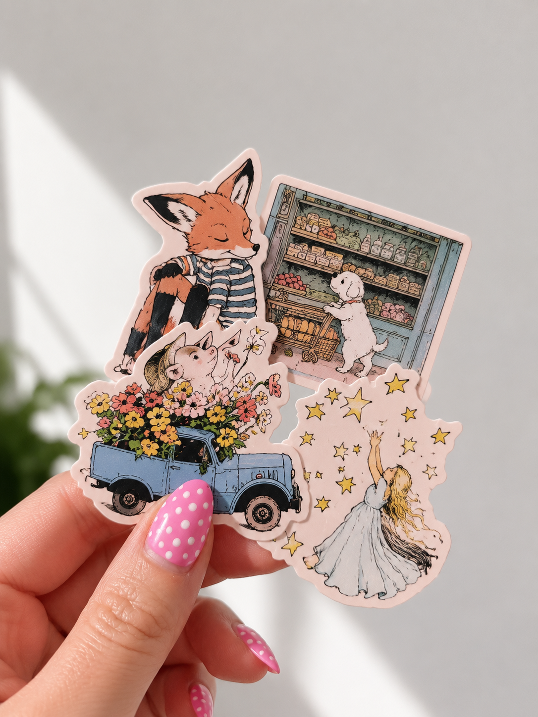 Vintage Whimsical Sticker Pack